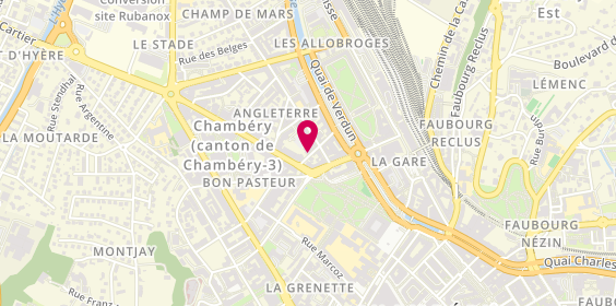 Plan de Fabrice OZIARD, 37 Rue Lamartine, 73000 Chambéry