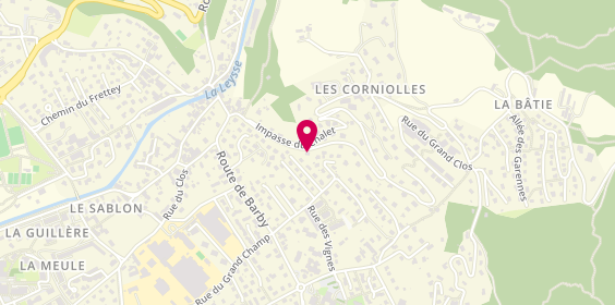 Plan de Granier Artisans Plomberie, 346 Route de la Bathie, 73230 Saint-Alban-Leysse