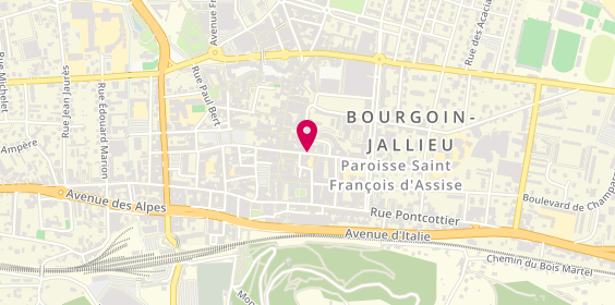 Plan de Cmh, 15 Rue Victor Hugo, 38300 Bourgoin-Jallieu