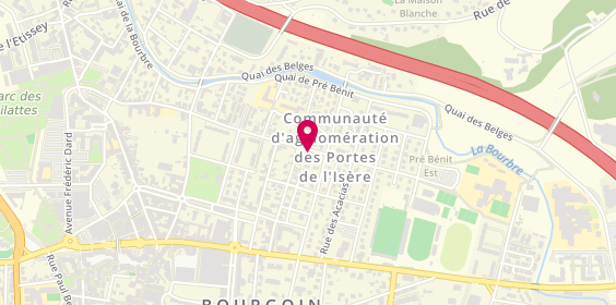 Plan de ENELO, 34 Rue de l'Hôtel de Ville, 38300 Bourgoin-Jallieu