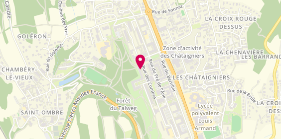 Plan de Avonde Fabien Plombier Chauffagiste, 565 Rue Combes, 73000 Chambéry