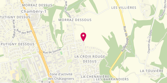 Plan de Mariette Plomberie Chauffage, 75 Allée de Corlet, 73000 Chambéry