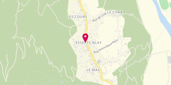 Plan de COLLOMBIER Sébastien, Le Mas, 73540 Esserts-Blay