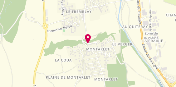 Plan de MADJUGUINSKY Arnaud, 60 Route Coua, 73290 La Motte-Servolex
