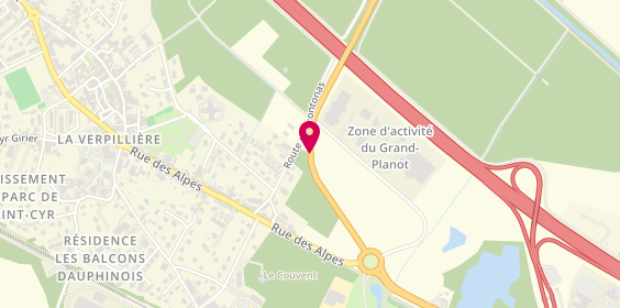 Plan de Ym Concept, 45 Route de Frontonas, 38290 La Verpillière