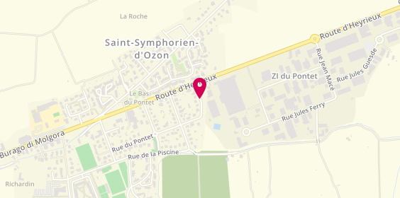 Plan de Proget-Energies, 24 Rue Pontet, 69360 Saint-Symphorien-d'Ozon