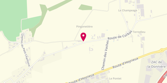 Plan de Soudy Plomberie, 1550 Route de Corbas, 69360 Saint-Symphorien-d'Ozon