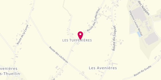 Plan de SOURBES Florian plomberie, 294 Route des Tufferières, 38630 Les Avenières-Veyrins-Thuellin
