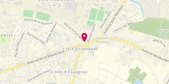 Plan de Topgaz, 225 Bis avenue de la République, 16340 L'Isle-d'Espagnac