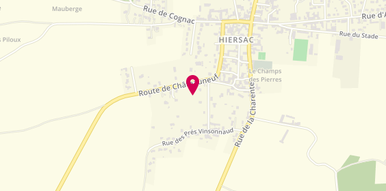 Plan de A l'Eau Plombier, 23 Route de Chateauneuf, 16290 Hiersac