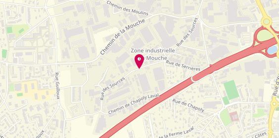 Plan de Christin SAS, 57 Rue Sources, 69230 Saint-Genis-Laval