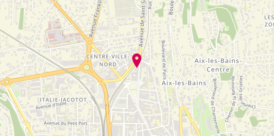 Plan de Bk Plomberie, 13 Avenue D&#039;Annecy, 73100 Aix-les-Bains