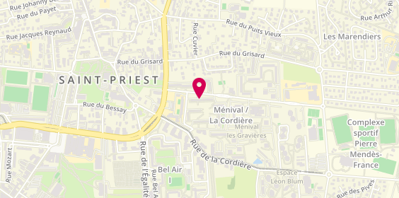 Plan de Rapido Plomberie, 12 Rue Louis Braille, 69800 Saint-Priest
