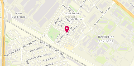 Plan de Padey et Associés, Cité Berliet 25 2ème Avenue, 69800 Saint-Priest