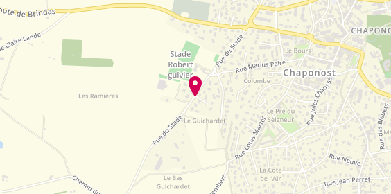 Plan de Dg Plomberie, 19 Rue Stade, 69630 Chaponost