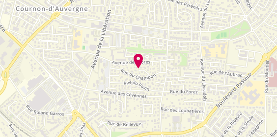 Plan de Lm, 9 Place du Chambon, 63800 Cournon-d'Auvergne