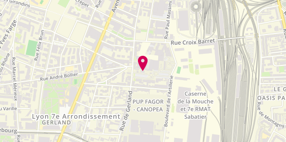 Plan de J2P, 109 Rue de Gerland, 69007 Lyon