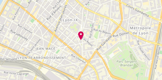 Plan de Apams EURL, 46 Rue de la Madeleine, 69007 Lyon