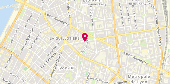 Plan de B2A Plomberie - Chauffage - Climatisation, 24 avenue Félix Faure, 69007 Lyon
