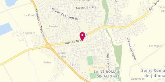 Plan de BOURDONNEL Fabien, 19 Rue de la Girine, 38460 Saint-Romain-de-Jalionas