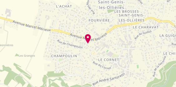 Plan de Ouest Plomberie, 1 Bis Rue Louis Gayet, 69290 Saint-Genis-les-Ollières