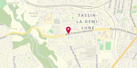 Plan de YEWIGO, 77 Rue Francois Mermet, 69160 Tassin-la-Demi-Lune