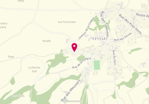 Plan de Courais Pascal, 2 Rue Bédère, 63210 Ceyssat