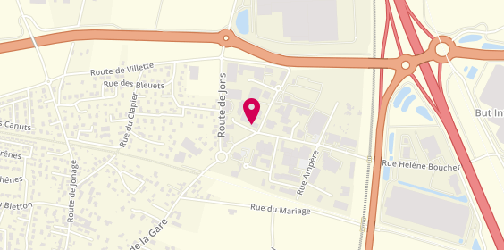 Plan de B G H, Zone Industrielle du Mariage
11 Rue des Bruyères, 69330 Pusignan
