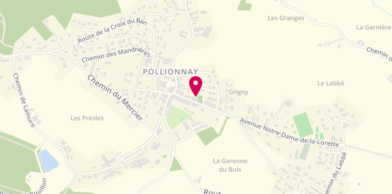 Plan de J.S Plomberie, 73 Av. Marius Guerpillon, 69290 Pollionnay