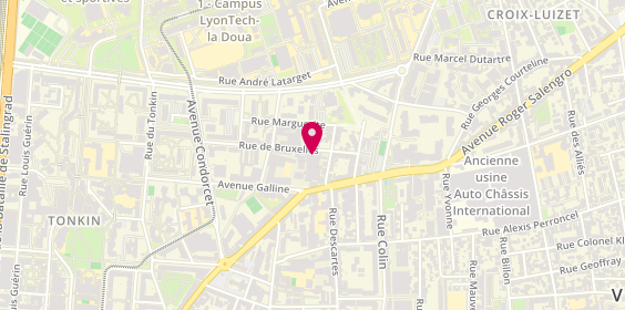 Plan de Afp Plomberie, 40 Rue de Bruxelles, 69100 Villeurbanne