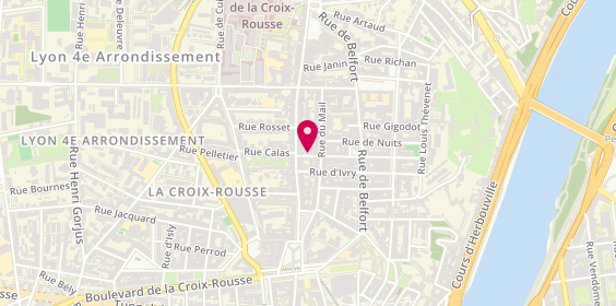 Plan de Mounier Sanitaire, 3 Rue du Chariot d'Or, 69004 Lyon