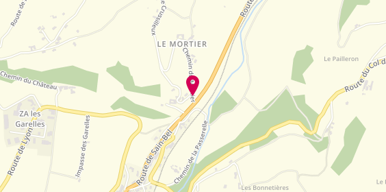 Plan de Lionel Chazaud, 28 chemin du Mortier, 69690 Bessenay