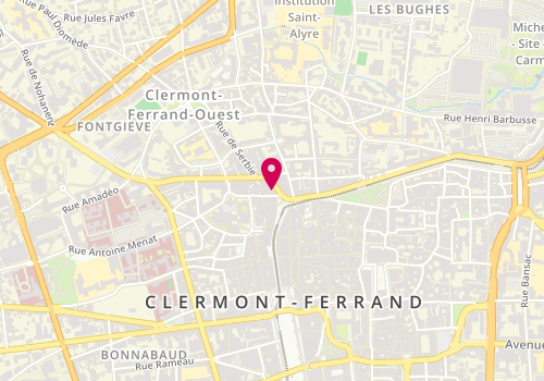 Plan de EURL Marie, 14 Bis Place Gilbert Gaillard, 63000 Clermont-Ferrand