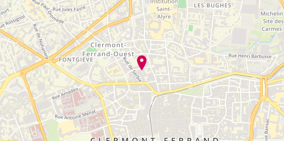 Plan de Fortuné et Fils, 7 Rue de la Morée, 63000 Clermont-Ferrand
