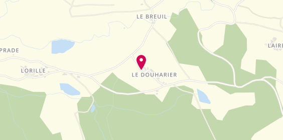 Plan de EURL Dondon, Le Douairier, 63120 Vollore-Ville