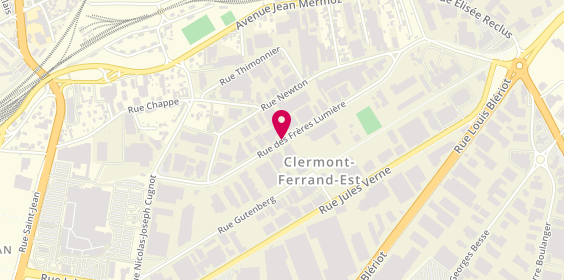 Plan de Bruzzese, 2 Rue des Freres Lumiere, 63100 Clermont-Ferrand