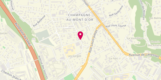 Plan de A L'ô Energies, 29 Boulevard de la République, 69410 Champagne-au-Mont-d'Or
