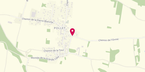 Plan de Lionel Berthet Plomberie, Hameau Pollet 14 Chemin Château, 01800 Saint-Maurice-de-Gourdans