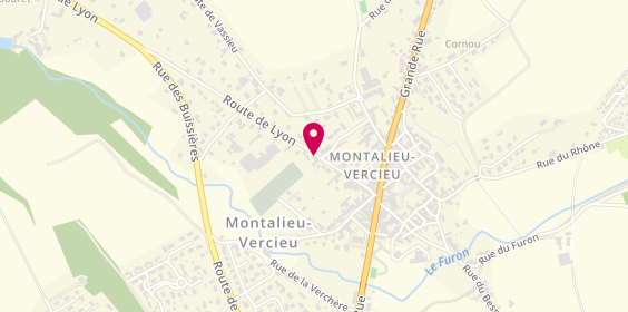 Plan de Luttrin Mathieu, 27 Route de Lyon, 38390 Montalieu-Vercieu
