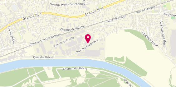 Plan de Lyonnaise Travaux Services, 225 Rue des Brotteaux, 01700 Miribel