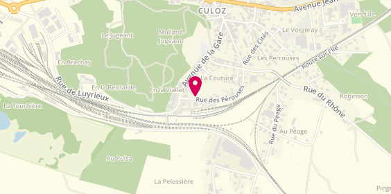 Plan de Choug Plomberie Chauffage, 500 Rue des Perouses, 01350 Culoz-Béon