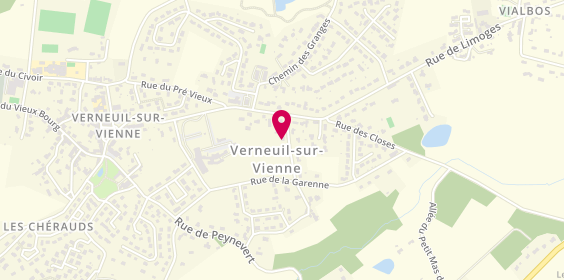 Plan de Berrand, 6 Rue de Prasmounier, 87430 Verneuil-sur-Vienne