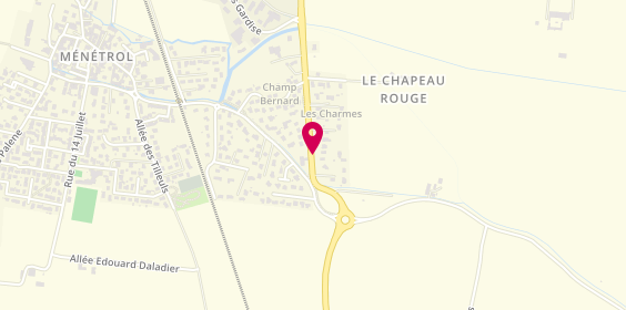 Plan de MM Thermique, 17 Route des Charmes, 63200 Ménétrol