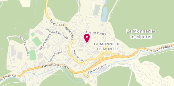 Plan de AIBOUT Kamel, 10 Rue Pirou, 63650 La Monnerie-le-Montel