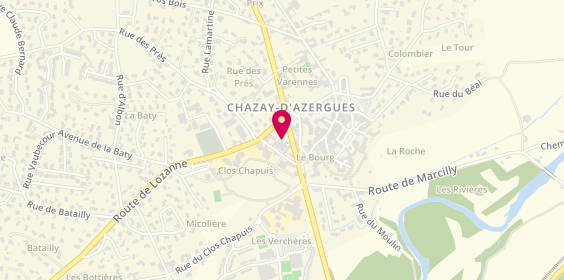 Plan de Id Thermique, 14 Rue d'Albon, 69380 Chazay-d'Azergues