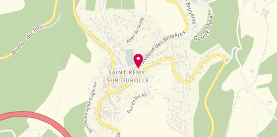 Plan de VIAL Thierry, 1 descente des Brugneaux, 63550 Saint-Rémy-sur-Durolle