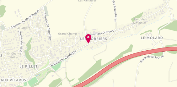 Plan de M Plomberie, 1181 Route Civrieux, 01600 Massieux