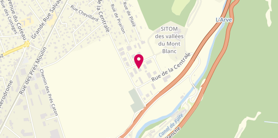 Plan de AMT Plomberie, 80 Rue des Egratz, 74190 Passy