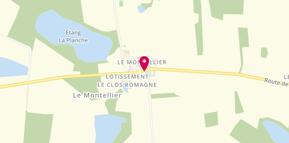 Plan de A M C Plomberie, 16 Route de Perouges, 01800 Le Montellier