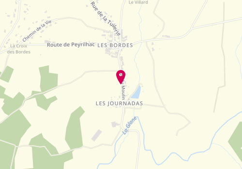 Plan de Pecher Christophe, 32 Moulin des Bordes, 87520 Oradour-sur-Glane